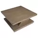 Lansbury Antique Wheat Square Cocktail Table