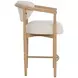 Sigrid Monument Oatmeal Upholstered Counter Height Stool