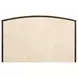 Timberlyn Espresso and Beige 2 Door Stone Top Nightstand with USB Charging