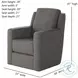 Diva Wendover Charcoal Swivel Glider