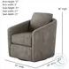 Daisey Fresca Cobblestone Swivel Glider