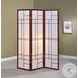 900110 Cherry 3 Panel Folding Screen