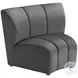 Garbi Black Velvet Modular Sectional