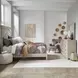 Belmar Washed Taupe and Silver Champagne 8 Drawer Dresser with Mirror