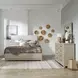 Belmar Washed Taupe and Silver Champagne 8 Drawer Dresser with Mirror