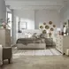 Belmar Washed Taupe and Silver Champagne 8 Drawer Dresser with Mirror
