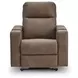 Flinlock Caramel Glider Power Recliner with Audio System