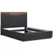 Kayner Charcoal Platform Bedroom Set