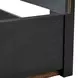 Kayner Charcoal King Platform Bed with LED and USB Charging
