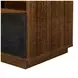 Kayner Charcoal 1 Drawer Nightstand with LED