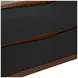 Kayner Charcoal 2 Drawer Nightstand with LED
