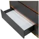 Kayner Charcoal 6 Drawer Dresser with LED