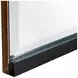 Kayner Charcoal Rectangular Dresser Mirror with LED