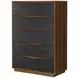 Kayner Charcoal Platform Bedroom Set