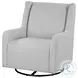 Serra Dove Gray Swivel Glider Chair