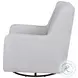 Serra Dove Gray Swivel Glider Chair
