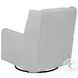 Serra Dove Gray Swivel Glider Chair