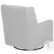 Serra Dove Gray Swivel Glider Chair