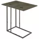 Pedro Weathered Grey And Black Accent Table