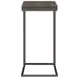Pedro Weathered Grey And Black Accent Table