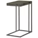 Pedro Weathered Grey And Black Accent Table