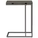 Pedro Weathered Grey And Black Accent Table