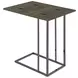 Pedro Weathered Grey And Black Accent Table