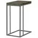 Pedro Weathered Grey And Black Accent Table