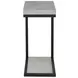 Beck Cement And Black Accent Table