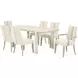 Lotus Bay Sand Extendable Rectangular Narrow Dining Room Set