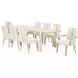Lotus Bay Sand 100" Extendable Rectangular Narrow Dining Table