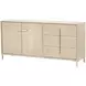 Lotus Bay Sand Extendable Rectangular Narrow Dining Room Set