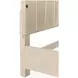 Lotus Bay Sand Queen Panel Bed with LED and USB Charging