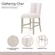 Lotus Bay Tusk Upholstered Gathering Chair