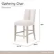 Lotus Bay Tusk Upholstered Gathering Chair
