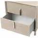 Lotus Bay Sand 2 Drawer Large Nightstand