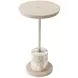 Lotus Bay Sand Round Chairside Table
