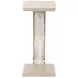 Lotus Bay Sand C-Shaped Rectangular Accent Table