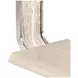 Lotus Bay Sand C-Shaped Rectangular Accent Table