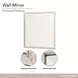 Lotus Bay Sand Rectangular Dresser Mirror