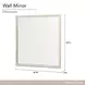Lotus Bay Sand Rectangular Dresser Mirror
