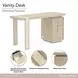 Lotus Bay Sand Vanity Desk