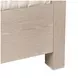 Lotus Bay Sand Twin Panel Bed with LED and USB Charging