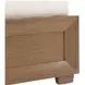 Portrait Sienna Brown Queen Panel Bed with LED and USB Charging