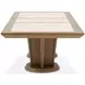 Portrait Sienna Brown 136" Extendable Rectangular Dining Table
