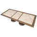 Portrait Sienna Brown 136" Extendable Rectangular Dining Table