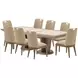 Portrait Sienna Brown Extendable Rectangular Dining Room Set