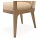 Portrait Toffee Upholstered Dining Arm Chair Set of 2