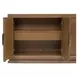 Portrait Sienna Brown 4 Door Sideboard with LED