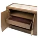Portrait Sienna Brown 4 Door Sideboard with LED